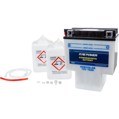 FIRE POWER BATTERY W/ACID HCB16A-AB 12V HEAVY DUTY