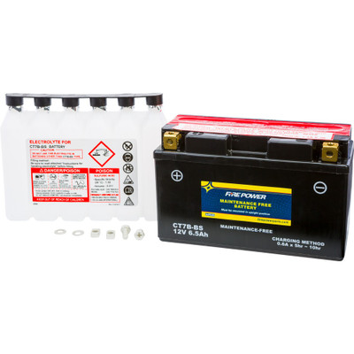 FIRE POWER BATTERY CT7B-BS MAINTENANCE FREE