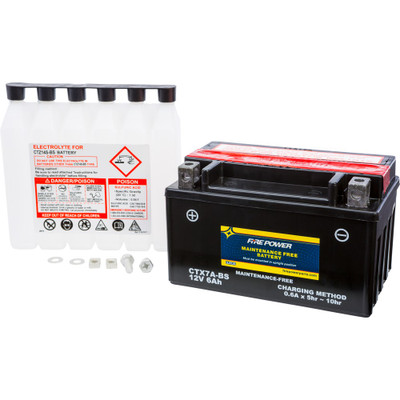FIRE POWER BATTERY CTX7A-BS MAINTENANCE FREE