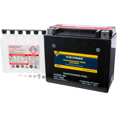 FIRE POWER BATTERY CTX20L-BS MAINTENANCE FREE