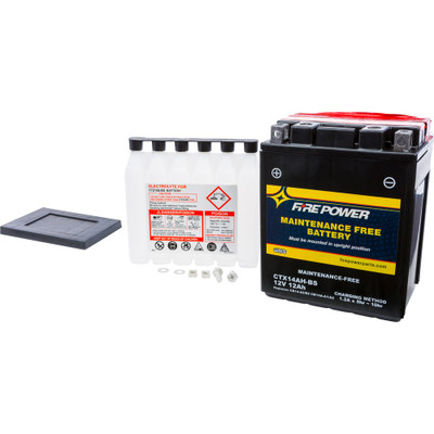 FIRE POWER BATTERY CTX14AH-BS MAINTENANCE FREE
