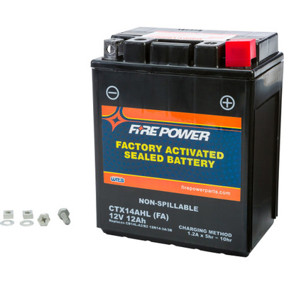 FIRE POWER BATTERY CTX14AHL/CB14L-A2 SEALED FACTORY ACTIVATED CTX14AHL-BS(FA)