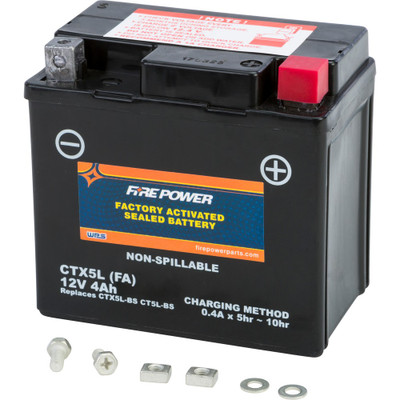 FIRE POWER BATTERY CTX5L SEALED FACTORY ACTIVATED CTX5L-BS(FA)