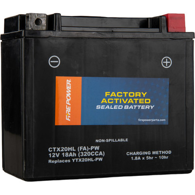 FIRE POWER BATTERY CTX20HL (FA)-PW SEALED FACTORY ACTIVATED