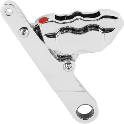 HAWG HALTERS INC 4 PISTON FRONT BRAKE KIT FXSTS CHROME FKSRCC100