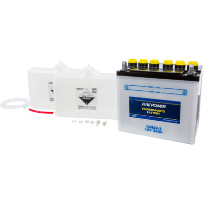 FIRE POWER BATTERY W/ACID 12N24-3 12V