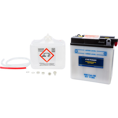 FIRE POWER BATTERY W/ACID 6N11A-1B 6V