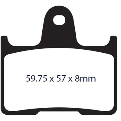 LYNDALL BRAKES BRAKE PAD Z+ REAR `14-UP SPORTSTER 7235-Z