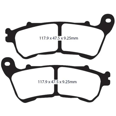 LYNDALL BRAKES BRAKE PAD Z+ FRONT `14-UP SPORTSTER 7236-Z