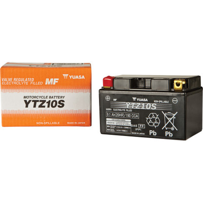 YUASA BATTERY YTZ10S SEALED FACTORY ACTIVATED YUAM7210A