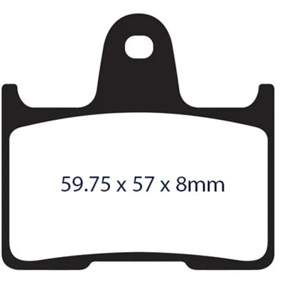 LYNDALL BRAKES BRAKE PAD GOLD+ REAR `14-UP SPORTSTER 7235-G