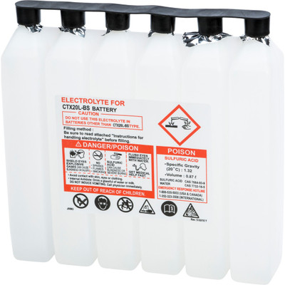FIRE POWER SEALED BATTERY ELECTROLYTE PACK 870CC 900CC CTX