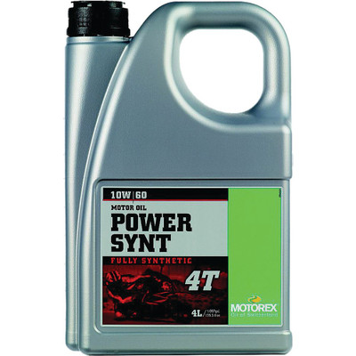 MOTOREX POWER SYNTHETIC MOTOR OIL 4T 10W60 4L 306210
