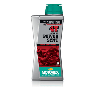 MOTOREX POWER SYNT OIL 10W50 4T 1L (10/CASE SOLD EA) 308249