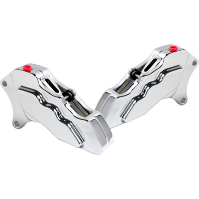 HAWG HALTERS INC 6 PIST FRONT DUAL CALIPER KIT CHROME 00-UP W/ 11.5" ROTOR FKDDCC6001