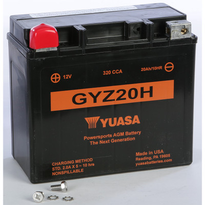 YUASA BATTERY GYZ20H SEALED FACTORY ACTIVATED YUAM72RGH