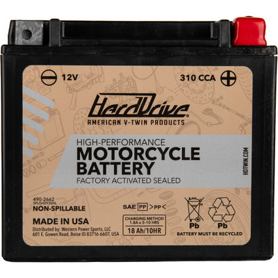HARDDRIVE HIGH PERFORM BATTERY YTX20HL CCA 310 HRDM720BH