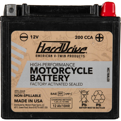 HARDDRIVE HIGH PERFORM BATTERY YTX14L CCA 200 HRDM7RH4L