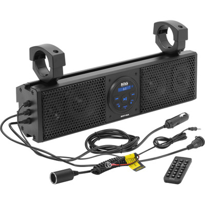 BOSS AUDIO PLUG N PLAY 18" SOUND BAR 4 SPEAKERS FITS 1.5-2" BARS BRT18A