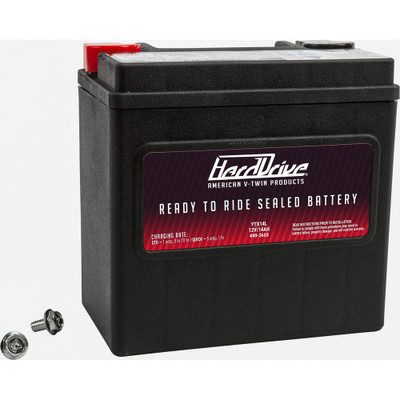 HARDDRIVE BATTERY YTX14L 240CCA FACTORY ACTIVATED SEALED AGM HVT14L