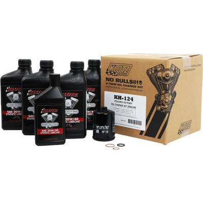 KLOTZ VICTORY 20W-40 SYNTHETIC OIL CHANGE KIT