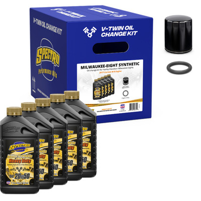 SPECTRO V-Twin Full Oil Change Kit M8