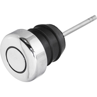 HARDDRIVE OIL TANK RUBBER FILLER PLUG CHROME SHORT DIPSTICK 2.5" 03-0045