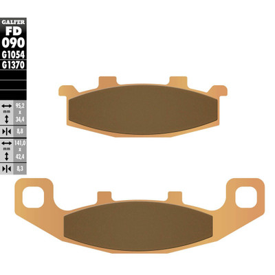 GALFER BRAKE PADS SINTERED FD090G1370