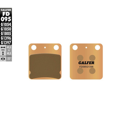 GALFER BRAKE PADS SINTERED FD095G1396
