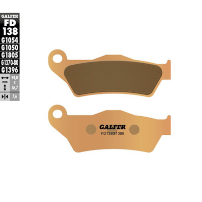 GALFER BRAKE PADS SINTERED FD138G1396