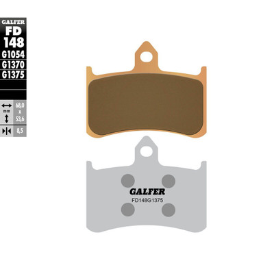 GALFER BRAKE PADS SINTERED CERAMIC FD148G1375
