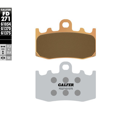 GALFER BRAKE PADS SINTERED CERAMIC FD271G1375