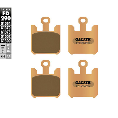 GALFER BRAKE PADS SINTERED FD290G1370