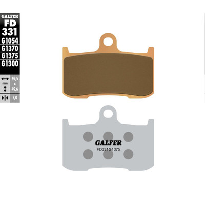 GALFER BRAKE PADS SINTERED CERAMIC FD331G1375