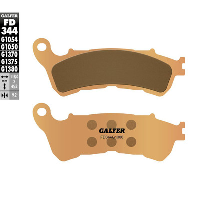 GALFER BRAKE PADS SINTERED FD344G1380