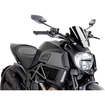 PUIG WINDSCREEN NAKED NEW GEN SPORT BLACK 7592N