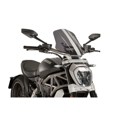 PUIG WINDSCREEN NAKED NEW GEN SPORT SMOKE DUC 8922H