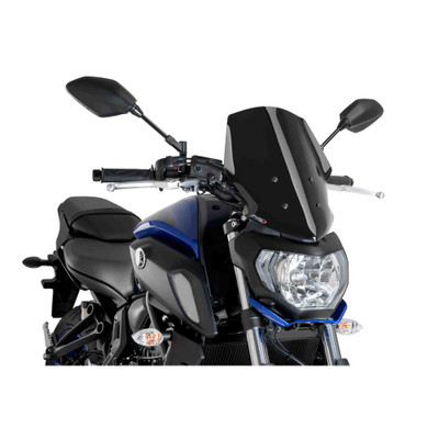 PUIG WINDSCREEN NAKED NEW GEN TOURING BLACK YAM 9667N