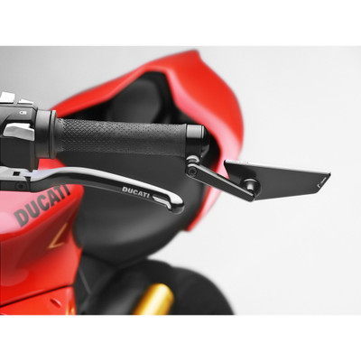 RIZOMA CUT EDGE BAR END MIRROR UNIVERSAL LEFT BLACK EA BS296B