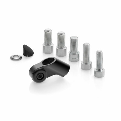RIZOMA UNIVERSAL MIRROR ADAPTER SIDE MOUNT BLACK EA BS713B