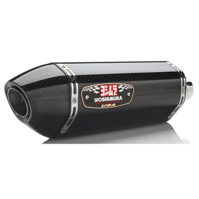 YOSHIMURA EXHAUST SIGNATURE R-77 SLIP-ON SS-CF-CF 11600E0220