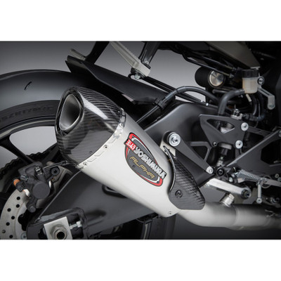 YOSHIMURA EXHAUST RACE ALPHA-T SLIP-ON SS-SS-CF WORKS 13141CP520