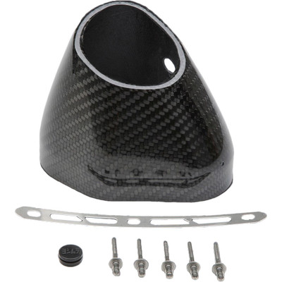 YOSHIMURA END CAP KIT LEFT SIDE R77 LH CF FLARED YM7-CFL-01-K