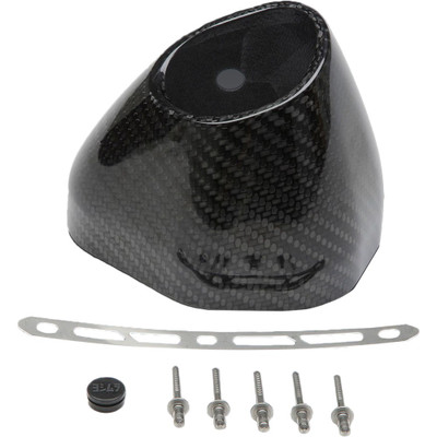 YOSHIMURA END CAP KIT RIGHT SIDE R77 RH CF FLARED YM7-CFR-01-K