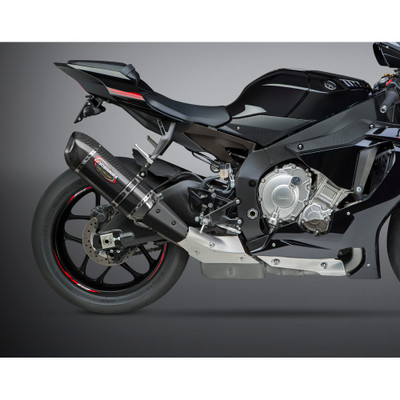 YOSHIMURA EXHAUST SIGNATURE ALPHA SLIP-ON SS-CF-CF 13141EM220