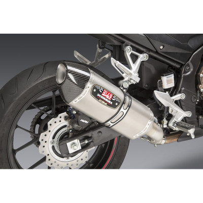 YOSHIMURA EXHAUST STREET R-77 SLIP-ON SS-SS-CF WORKS 12553B0520