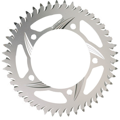 VORTEX REAR SPROCKET ALUMINUM 43T-530 SIL KAW/SUZ/YAM 438-43