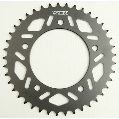 VORTEX REAR SPROCKET STEEL 41T-520 BLK YAM 654AS-41