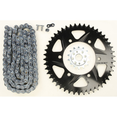 VORTEX SPROCKET/CHAIN KIT STL/ALU 14/46T BLK SX3 520-106L BLK CK4262