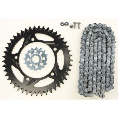 VORTEX SPROCKET/CHAIN KIT STL/ALU 16/45T BLK RX3 520-112L BLK CK6305